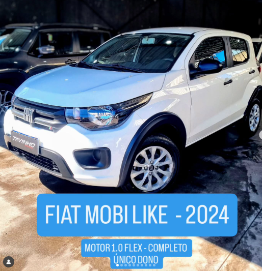 FIAT MOBI LIKE 1.0 FLEX COMPLETO 2024