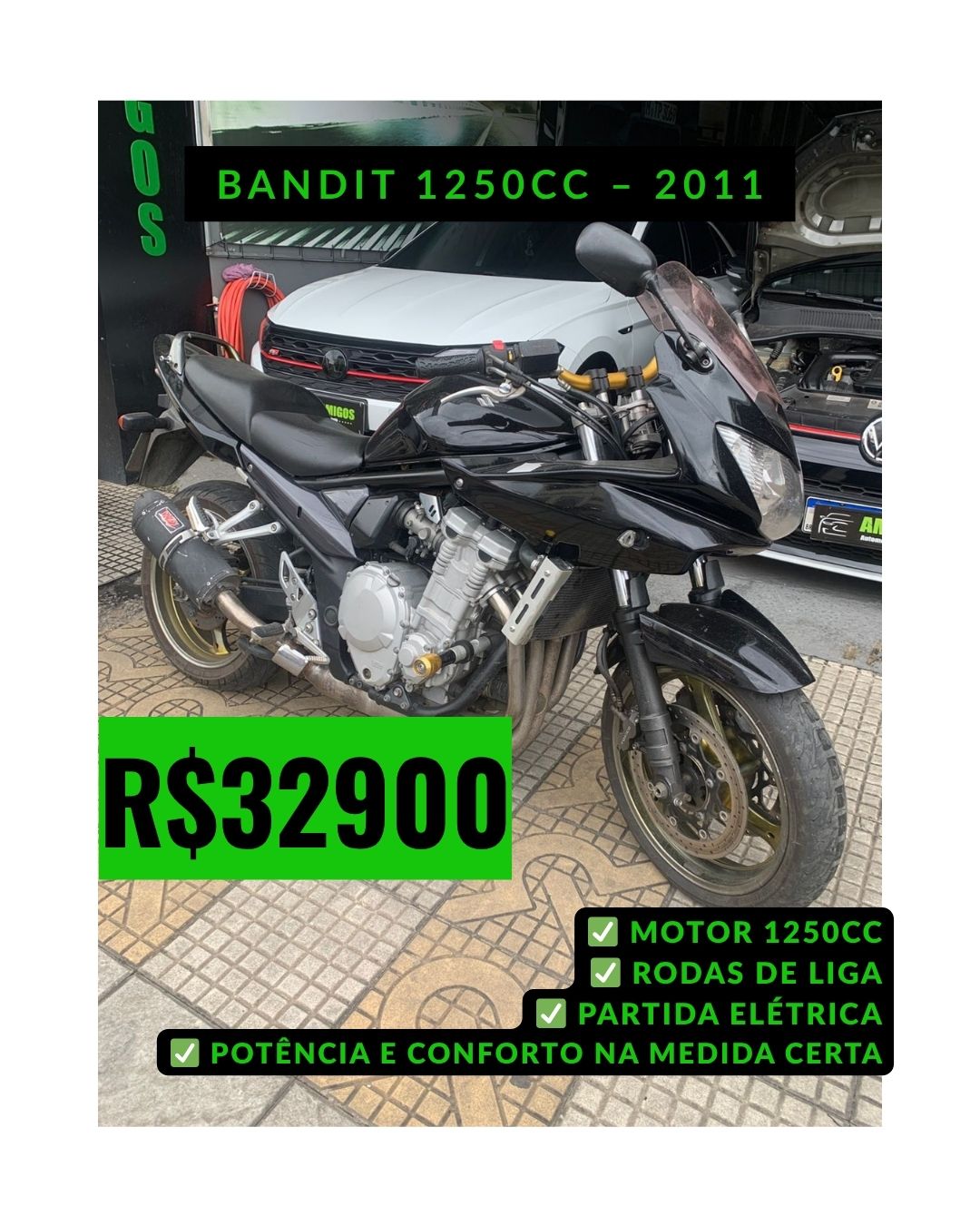 Suzuki Bandit 1250cc – 2011