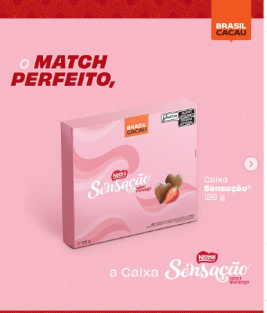 Caixa Sensação Morango