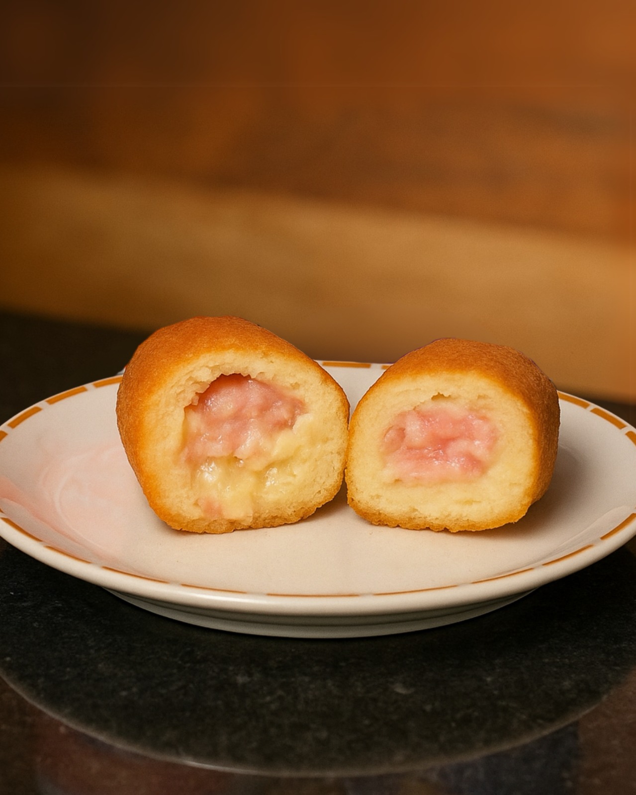 Enroladinho de presunto