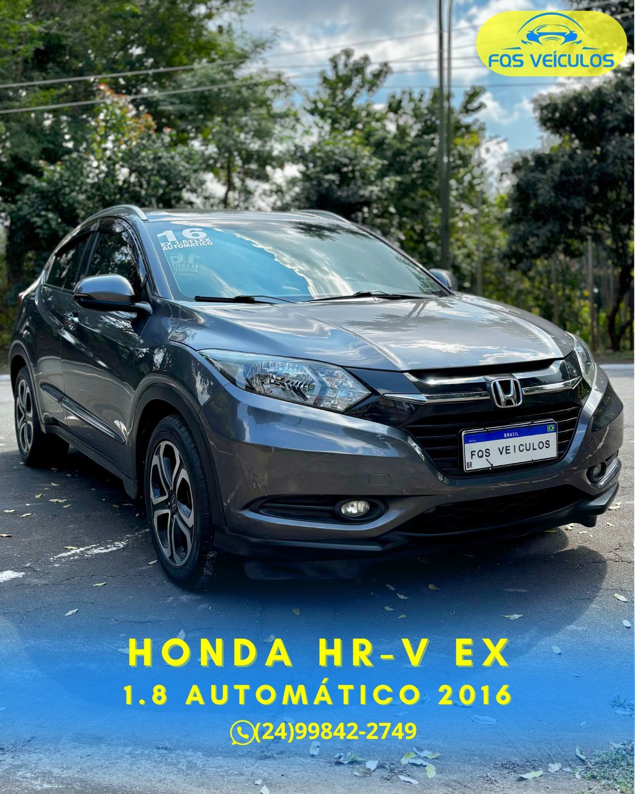 🚘 HONDA HR-V EX 1.8 AUT. 2016