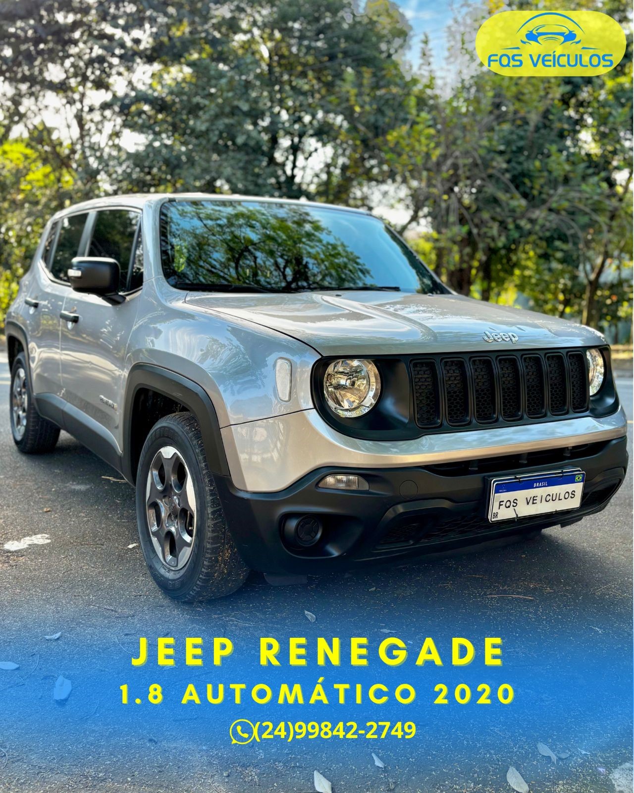 🚘 JEEP RENEGADE 1.8 AUT. 2020