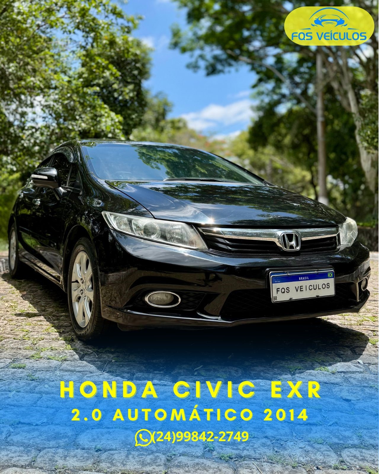 🚘 HONDA CIVIC EXR 2.0 AUTOMÁTICO 2014
