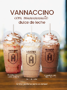 Vannaccino com dulce de leche