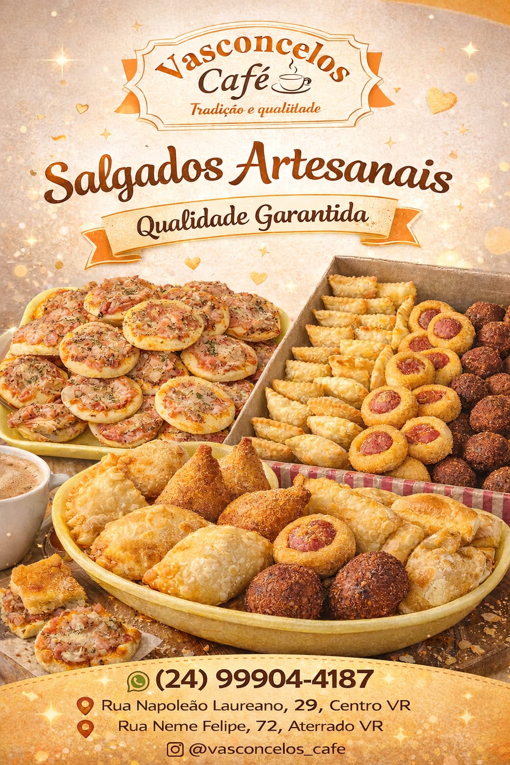 Salgados artesanais